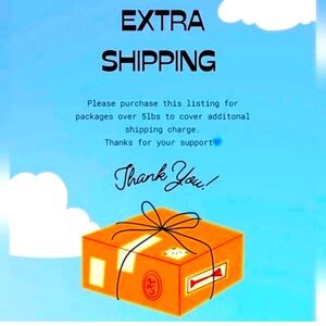 Extra postage for large orders